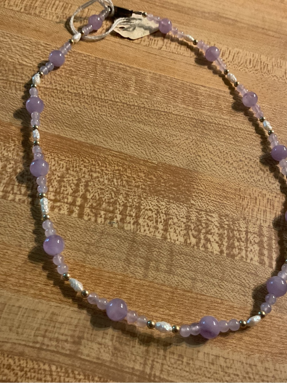 Cape Amethyst Beaded Neclace